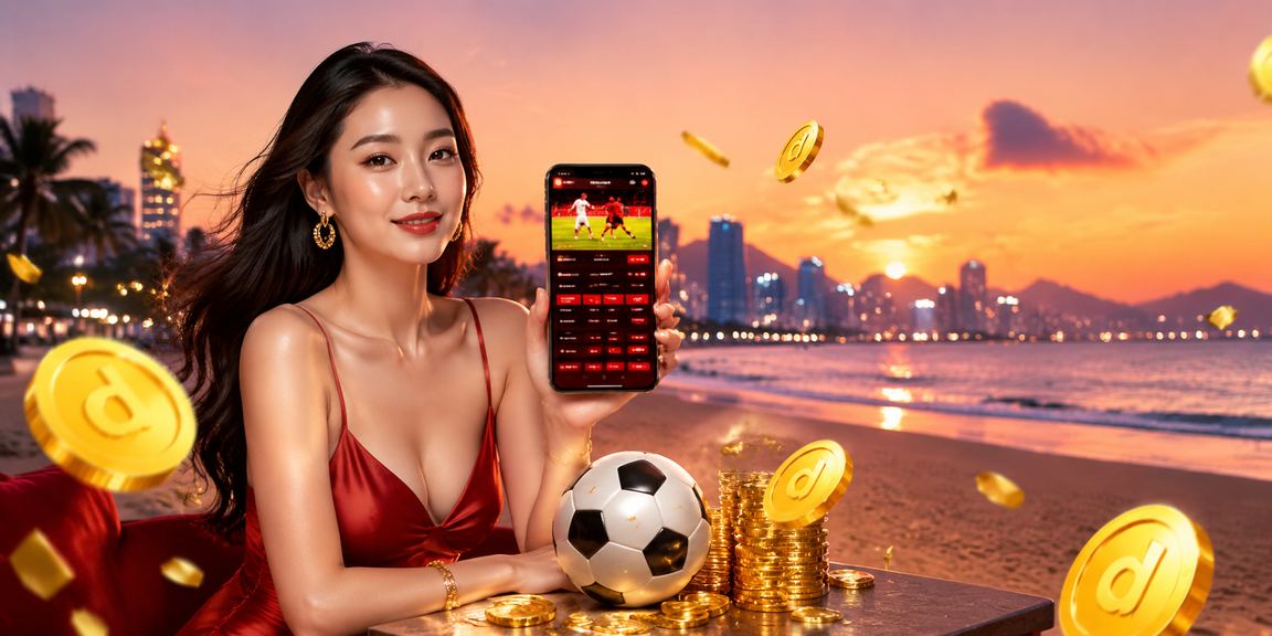 Cảnh biển Đà Nẵng với hoạt động cược thể thao