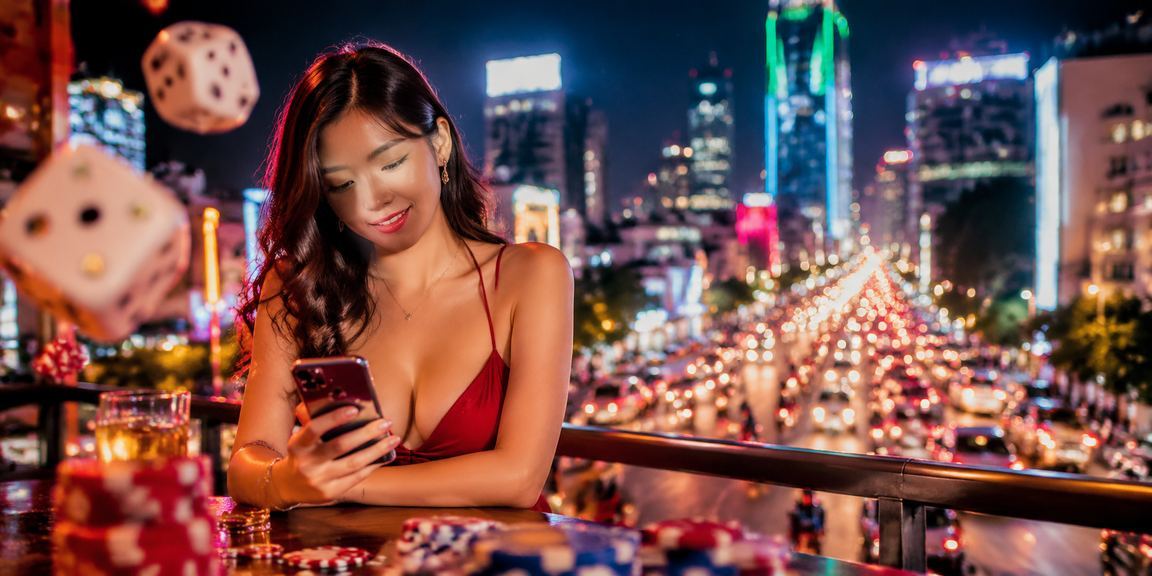 Tiệc đánh bài và xúc xắc với ánh đèn neon TP HCM